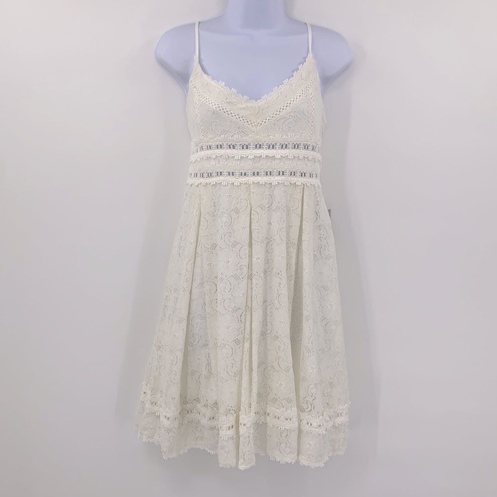 NSR Provance Stretch Lace‎ Mini Dress Sz XL NWT